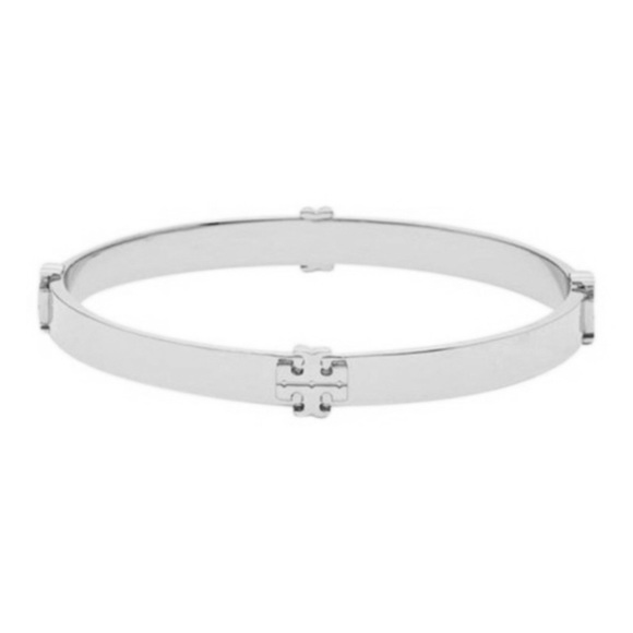 Tory Burch Logo Station Bangle Bracelet - Picture 3 of 5